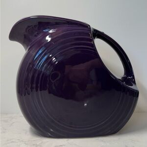 Fiesta Ware Plum Ceramic Pitcher